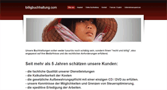 Desktop Screenshot of billigbuchhaltung.com